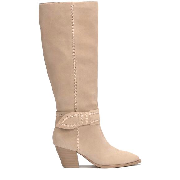 Lucky Brand Risvin Knee High Boot Smoke Grey Oil Suede size 10 - Picture 10 of 10